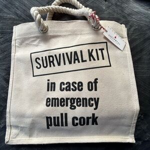 Queensway Trading Company Canvas Wine Tote